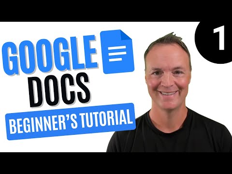 How to use Google Docs - Beginners Tutorial