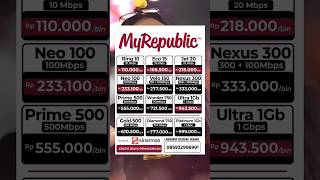 daftar harga wifi myrepublic 2026 #myrepublic #sinarmas #wifi