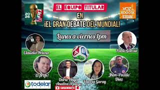 Nos vemos en mi canal de YouTube a la 1 pm en #ModoMundial 