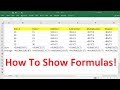 Displaying and Hiding Formulas in Excel