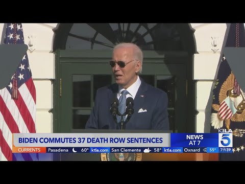 President Biden commutes most federal death row sentences to life in prison