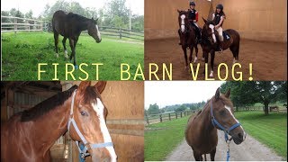 MY FIRST BARN VLOG!?! || Riding Comet