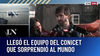 "Nos sorprendió la repercusión": tras la expedición, llegó el equipo del CONICET