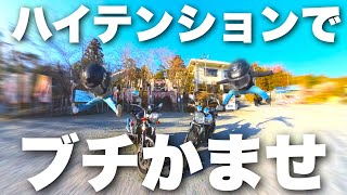 【ハイ】ツーリングでテンションなんか落とせるわけないでしょうが！【モトブログ】