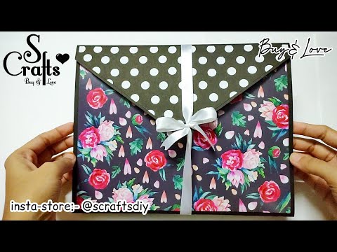 Envelope Card 💜 | with tutorial | Handmade card ideas...