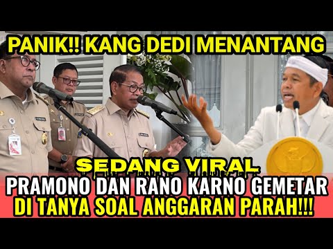 MEMANAS!! Dedi Guncang Jakarta! Pramono & Rano Karno Gemetaran di Depan Rakyat!! ini yang terjadi?! 