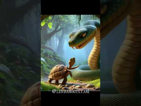 Falsidade de uma cobra na floresta