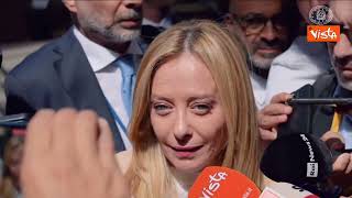 Il punto stampa di Giorgia Meloni all'Assemblea dell'ONU a New York