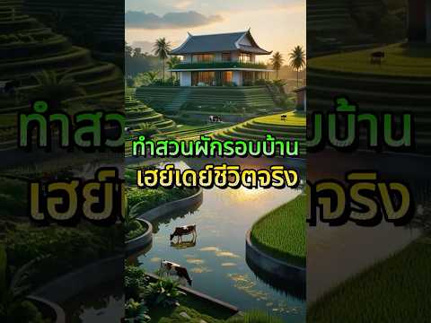 แปลงบ้านธรรมดา สู่สวรรค์แห่งสวนผักโมเดิร์น! #ชีวิตพอเพียง #วิถีชนบท #เกษตรผสมผสาน #สวนผักออร์แกนิค