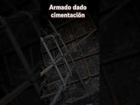 Armado dado cimentación #ingenieríacivil #obra #construccion #arquitectura