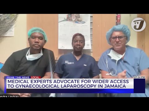 YouTube video thumbnail: Medical Experts Advocate for Wider Access to Gynaecological Laparoscopy in Jamaica
