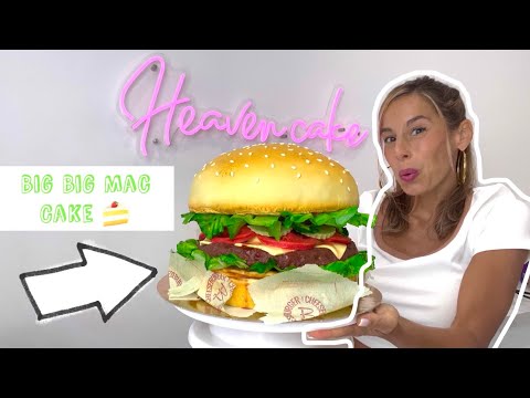 Bigbig Mac Cake 🍰! Un big gâteau trompe l’œil #cake #gâteau #burger #fastfood #yummy #recette