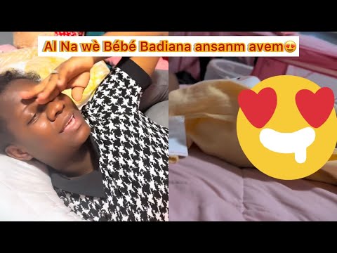 An ale wè Bébé Badiana ansanm avek mwen bbm yo 🥰🥰