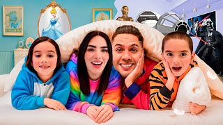 PIJAMADA en el CUARTO de KIMA y JUANITO