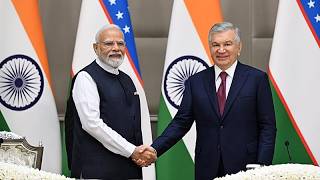 YouTube video thumbnail: India and Uzbekistan Deepen Ties, Eye $5bn Trade and Long-Term Uranium Supplies
