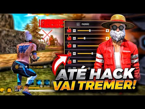 DEPOIS da ATUALIZAÇÃO!🔥 A MELHOR SENSIBILIDADE para SUBIR CAPA na NOVA ATUALIZAÇÃO do FREE FIRE!