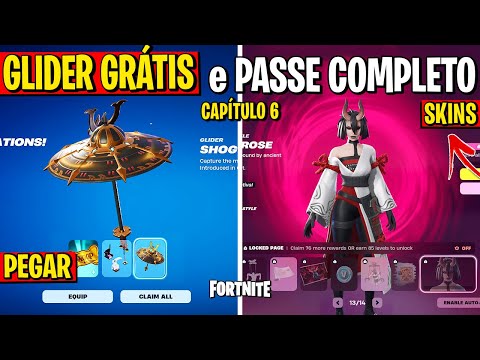 NOVO PASSE DE BATALHA COMPLETO, GLIDER GRÁTIS e MUDANÇAS NA EDIÇÃO - FORTNITE TEMPORADA 1 CAPÍTULO 6