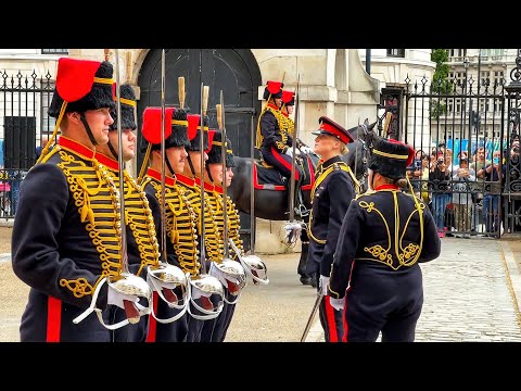 Flawless Parade Lead by the King's Troops Captain