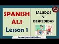 Spanish Greetings and Farewells