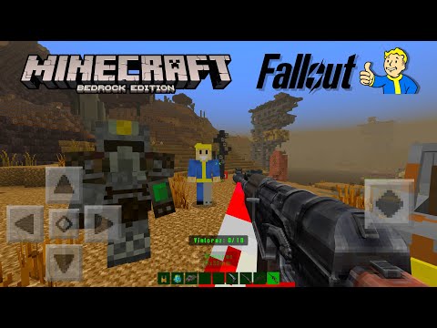 FALLOUT ADDON PARA MINECRAFT PE 1.21 BEDROCK - APOCALIPSIS ADDON MINECRAFT PE