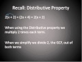 Factoring Polynomials and GCF