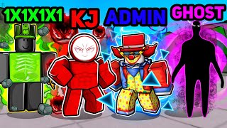 I Tested EVERY SECRET ADMIN MOVESET in The Strongest Battlegrounds..