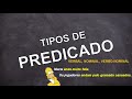 Tipos de Predicado e Suas Características