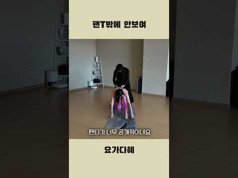 팬밍아웃 #요가 #유머