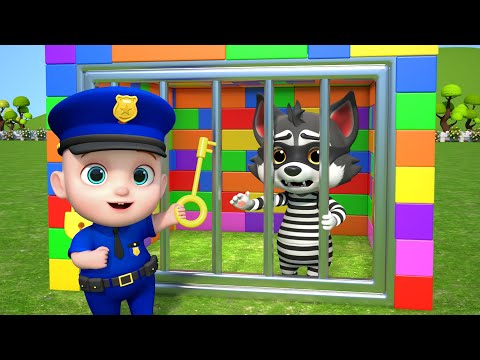 Police Officer Song 👮‍♂️ | Baby Police Chase Thief + more Kids Songs | Leo Nursery Rhymes