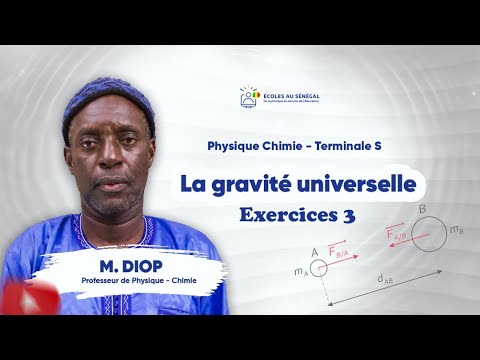 Exercices - Terminale S - PC : Physique / La Gravitation Universelle / Suite 2 / M. Diop