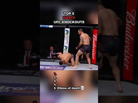 NASTY UFC KNOCKOUTS🔥 #ufc #top5 #ufcknockouts #shorts