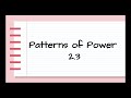 Exploring Patterns of Power Day 2 Activities