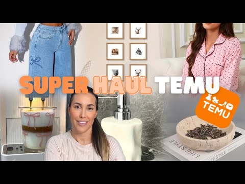 SUPER HAUL📦 15 COSAS INCREIBLES que puedes COMPRAR EN TEMU🔝 DECORACIÓN DEL HOGAR, PIJAMAS Y ROPA