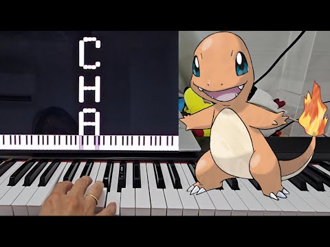 Playing Every Starter Pokémon Names on Piano Gen 1 to Gen 9 | Max S