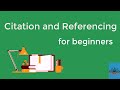 Citation and Referencing Concepts