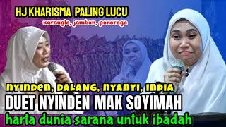 HJ KHARISMA YN TERBARU 2025 | DUET NYINDEN DALANG MIRIP MAK SOYIMAH |KARANGLO, JAMBON, PONOROGO