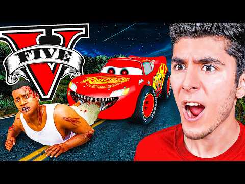 NUNCA SIGAS al RAYO MCQUEEN en GTA 5!  🚘😈