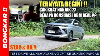 Bongkar !! REVIEW & TEST DRIVE TOYOTA ALL NEW AVANZA 1.5 G CVT TSS 2025 KE TANJAKAN GUNUNG PANCAR !!