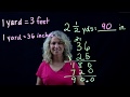 Unit Conversion: Yards to Feet and Inches