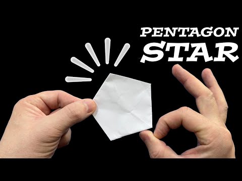 Origami Pentagon Star | How To Make A Paper Pentagon Star Fly Far