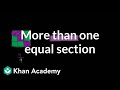 Exploring Equal Sections in Fractions
