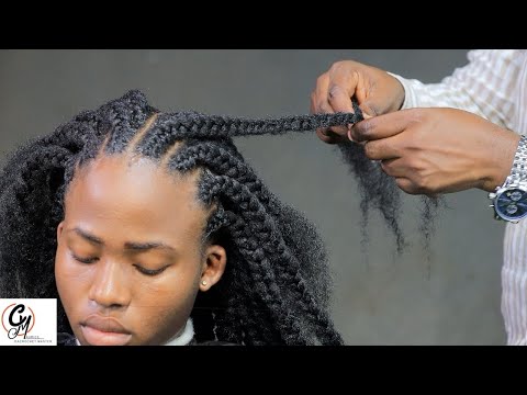 Fluffy Kinky 2025 To 2026 Beginners Tutorial || Natural Kinky Braiding