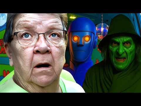 ANGRY GRANDMA OVERNIGHT CHALLENGE! (MYSTERY MACHINE)