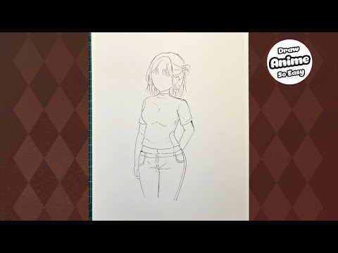 How to draw body girl anime  | Draw so easy Anime