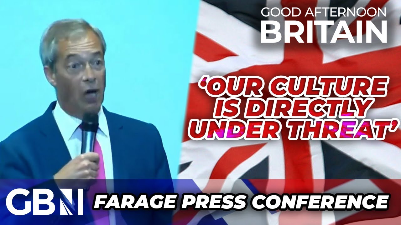 ‘Our culture is directly under THREAT’ Nigel Farage SLAMS mass immigration to ROARING crowd