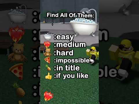 FIND EVERY HIDDEN EMOJI..๐คซ ๐ค ๐ #roblox #shorts