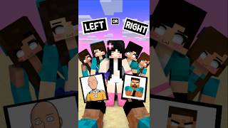 Help Girls Choose and Jump the Farthest #minecraft #shorts #newupload #helpherobrine