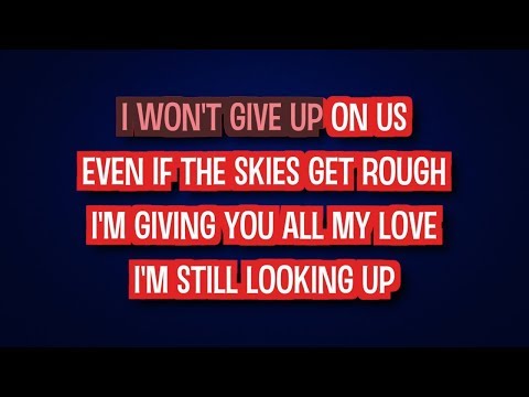 Glee Cast – I Won’t Give Up (Karaoke Version)