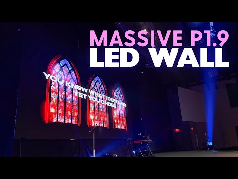 Massive LED Wall!  1.9mm Pixel Pitch | Altitude LED