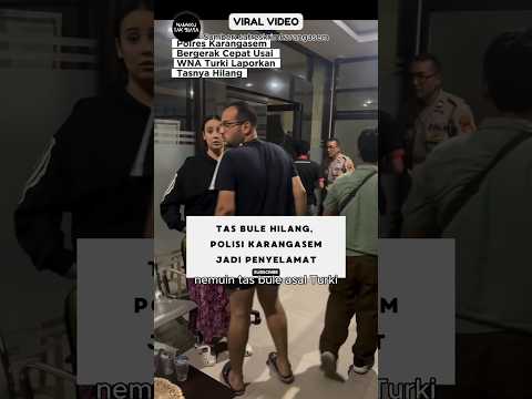 Polisi Indonesia Ngebut Cari Tas Bule Yang Hilang‼️ #reaksibule #shorts #viralvideo
